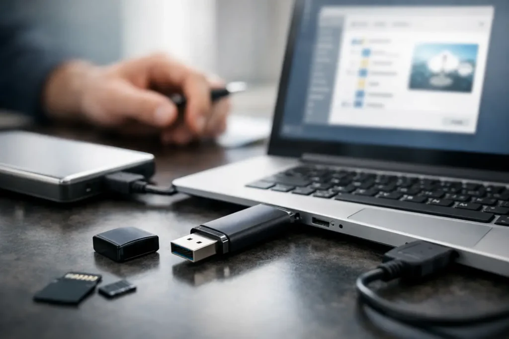 Recupero dati chiavetta USB: cosa fare subito